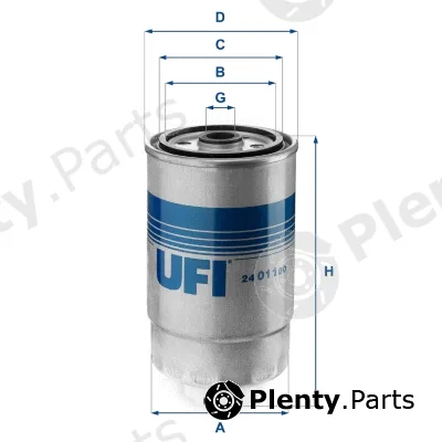 UFI 24.011.00 — Fuel Filter