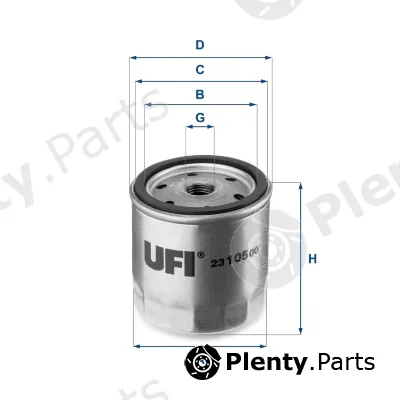 UFI 23.105.00 — Oil Filter