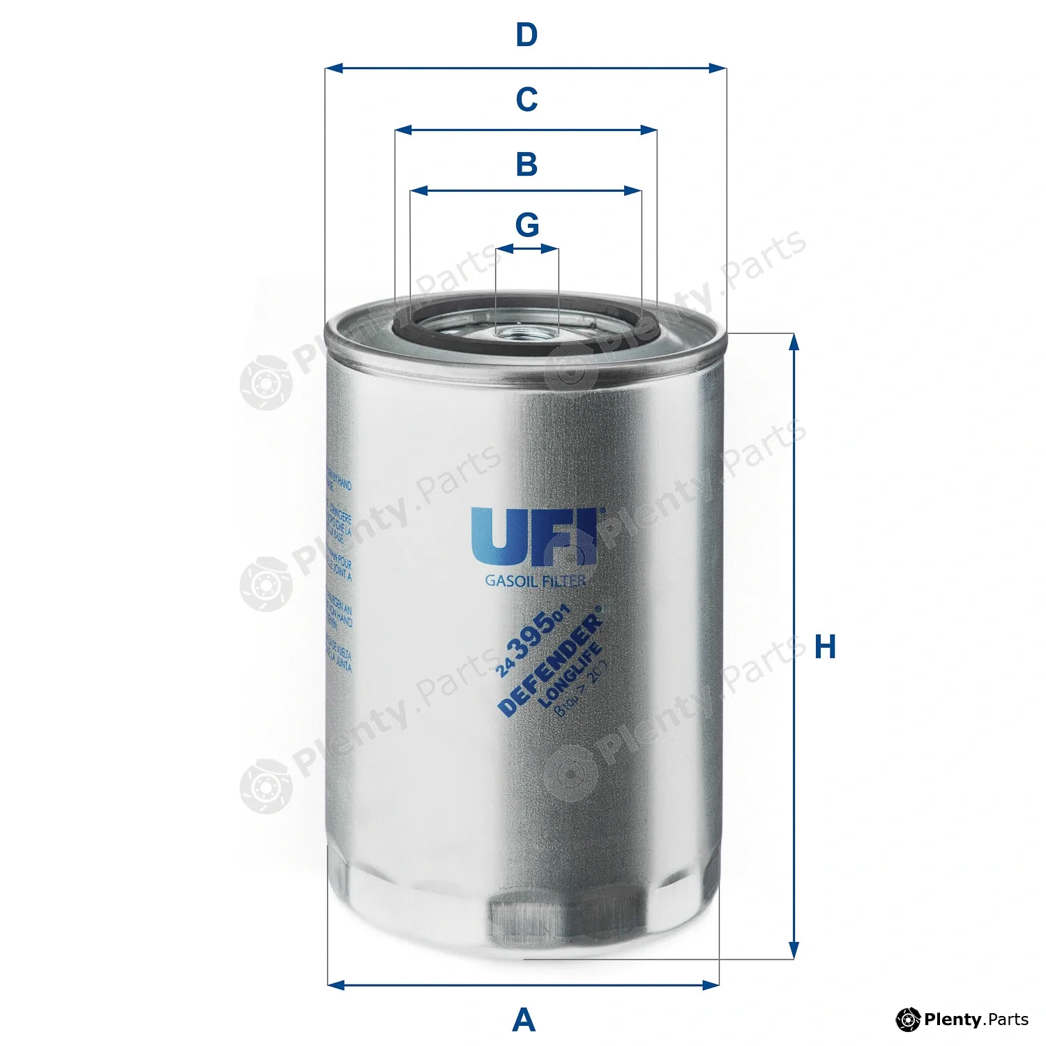 UFI 24.395.01 — Fuel Filter