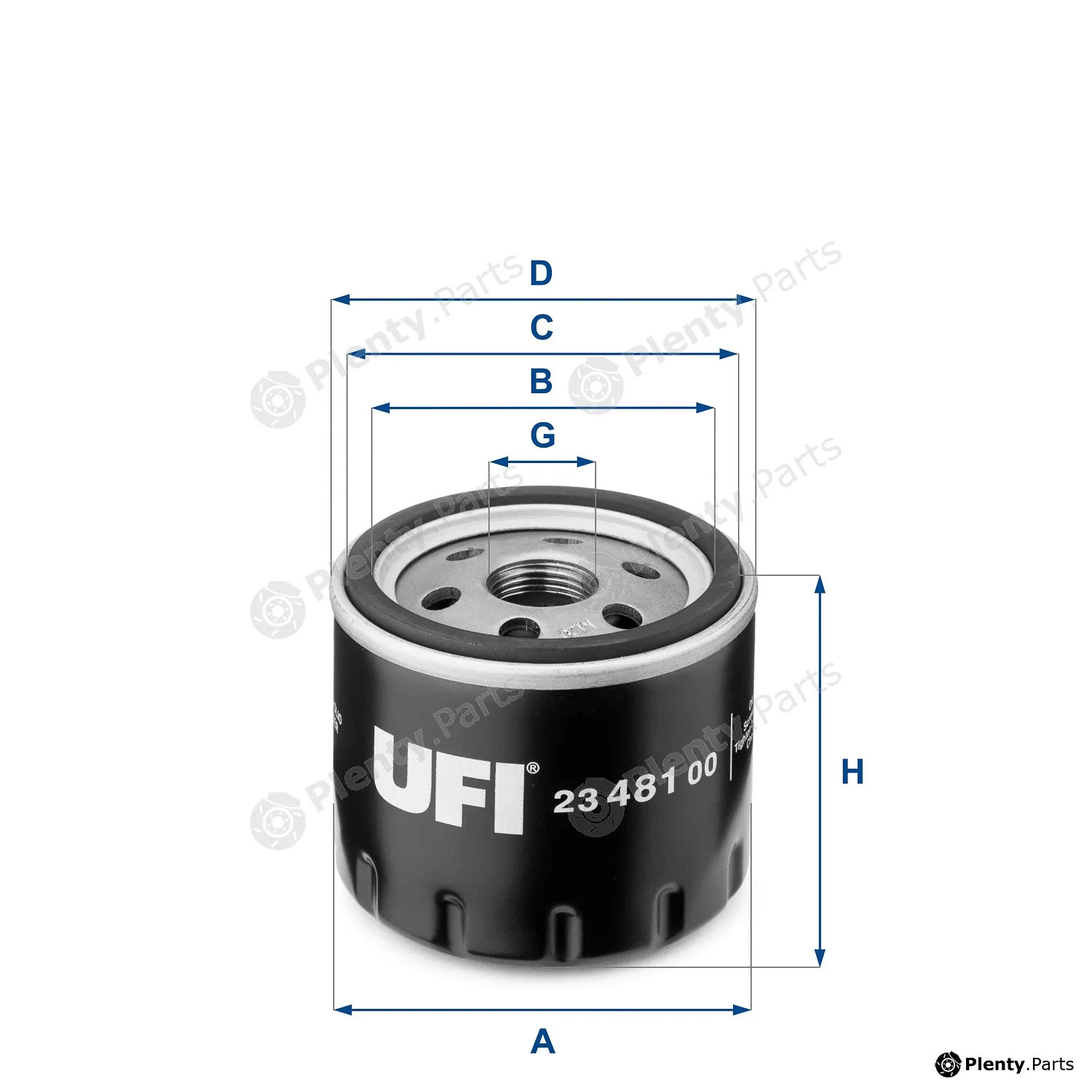 UFI 23.481.00 — Oil Filter