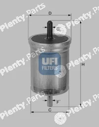 UFI 31.561.00 — Fuel Filter