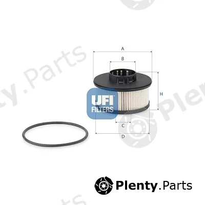 UFI 26.201.00 — Fuel Filter