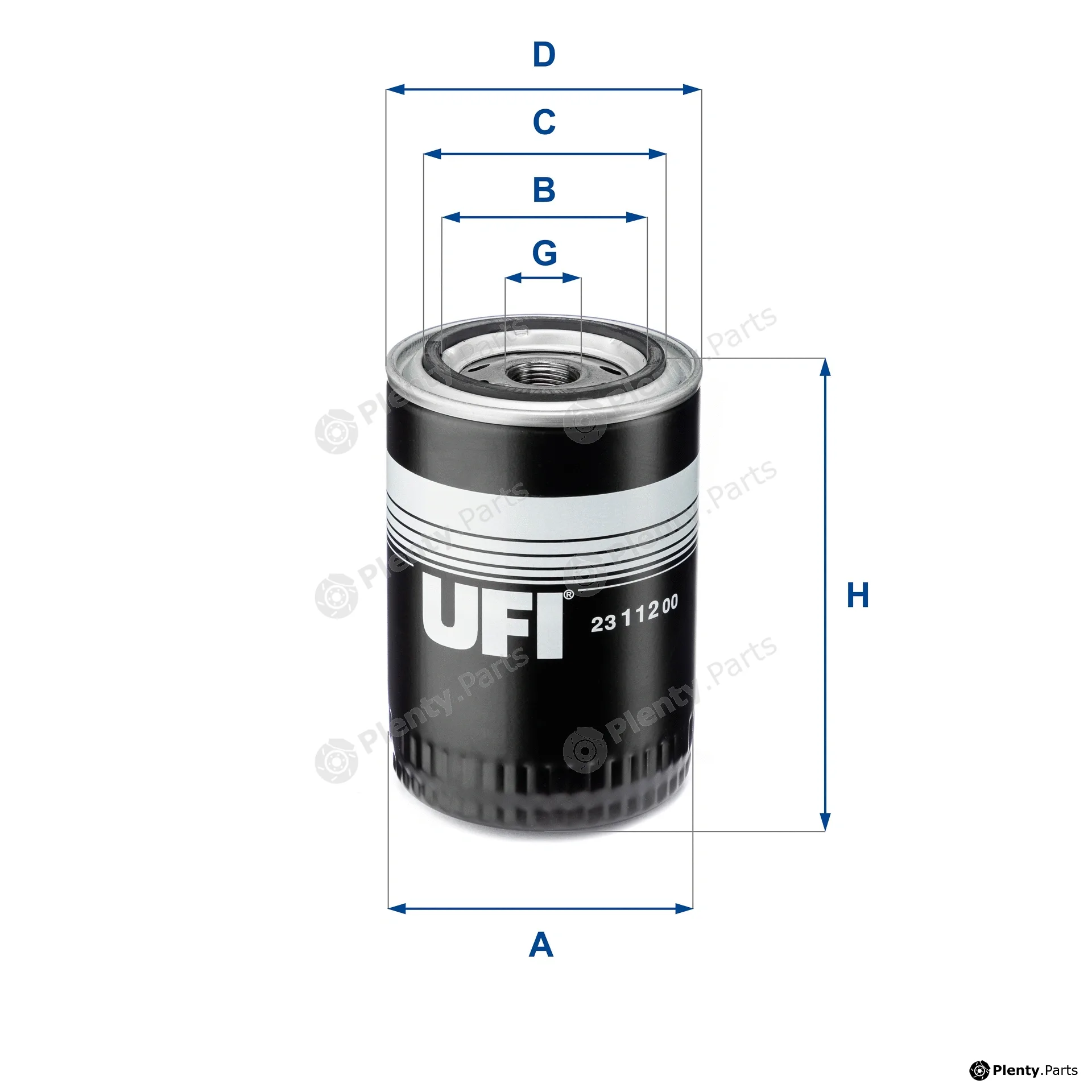 UFI 23.112.00 — Oil Filter