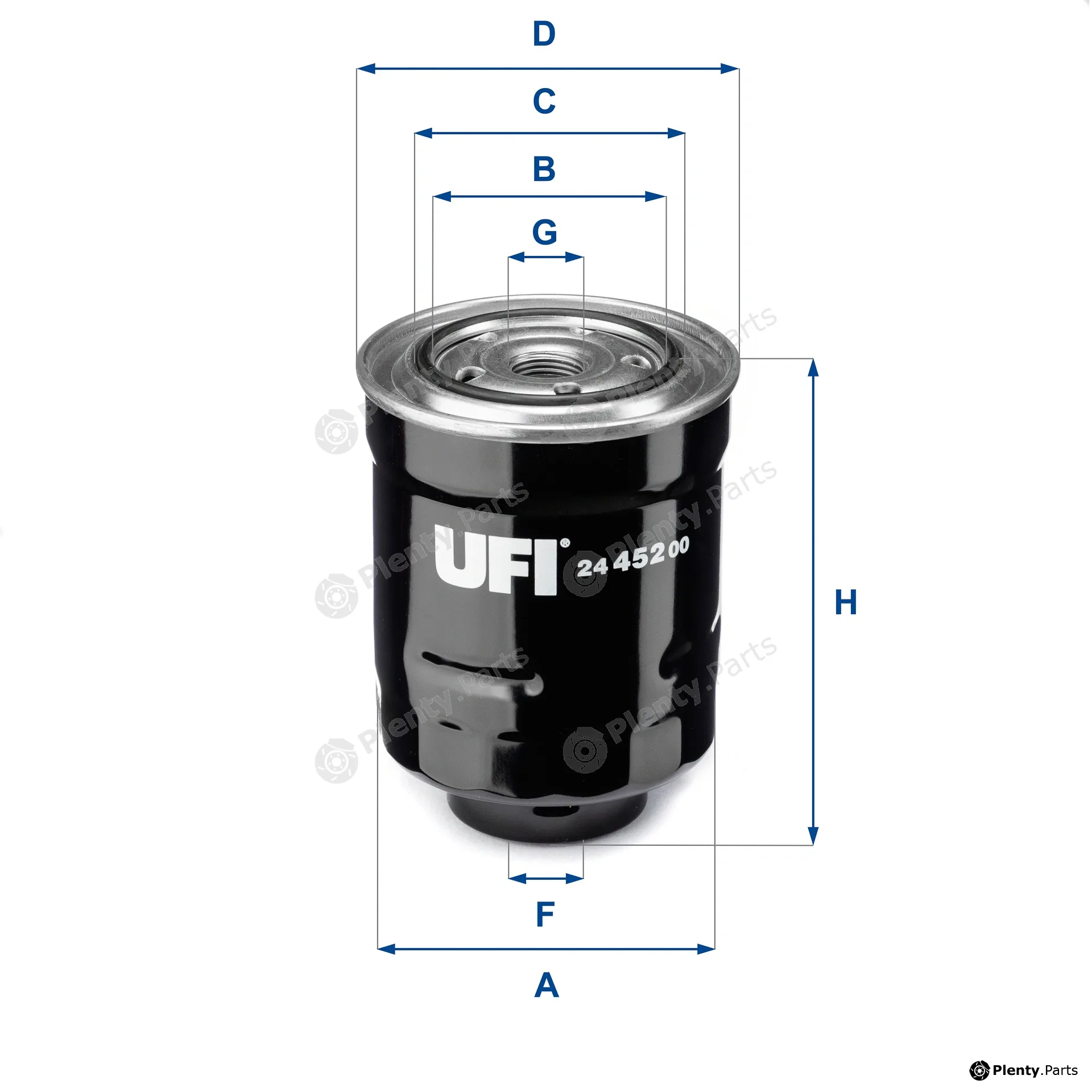 UFI 24.452.00 — Fuel Filter