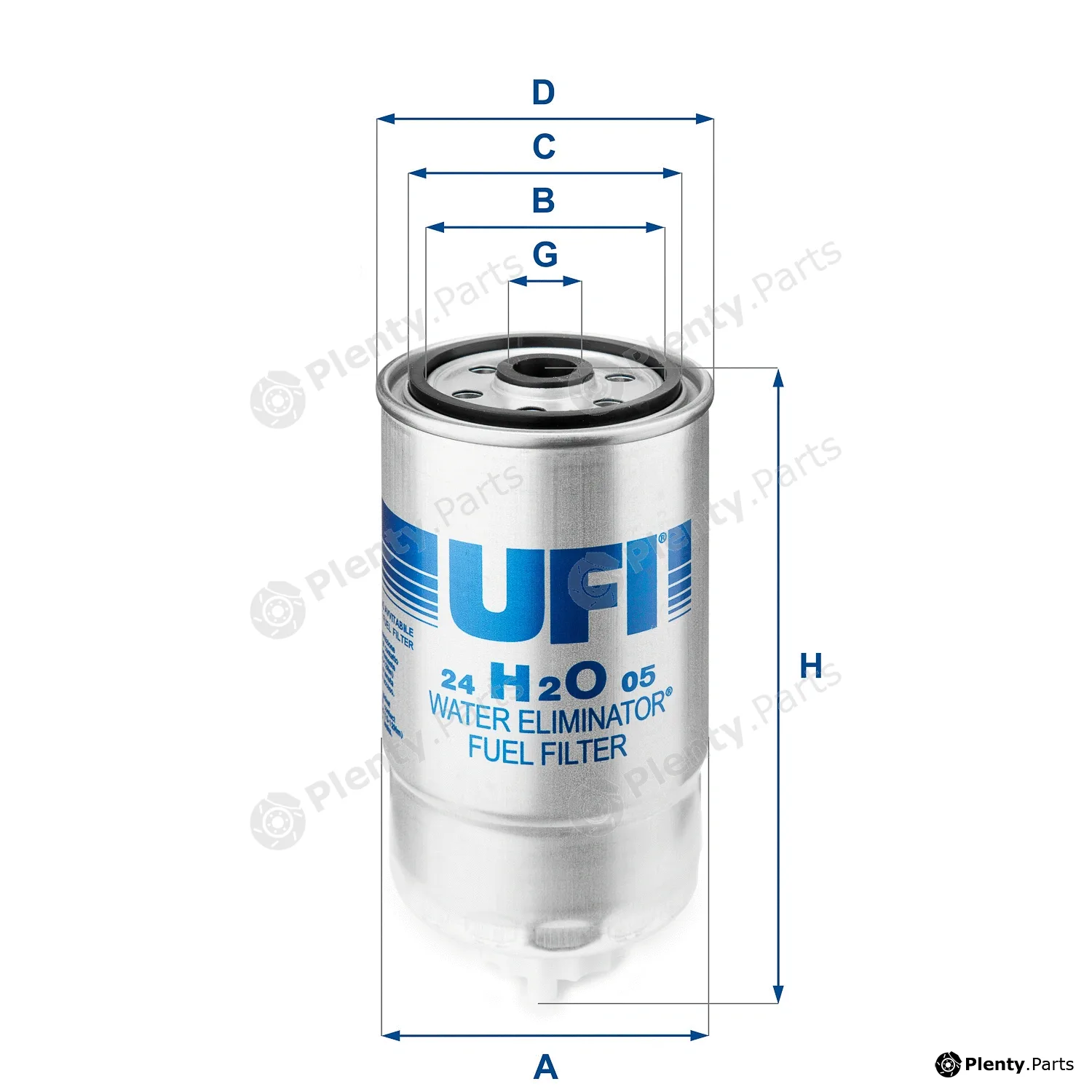 UFI 24.H2O.05 — Fuel Filter