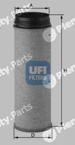UFI 27.A04.00 — Secondary Air Filter