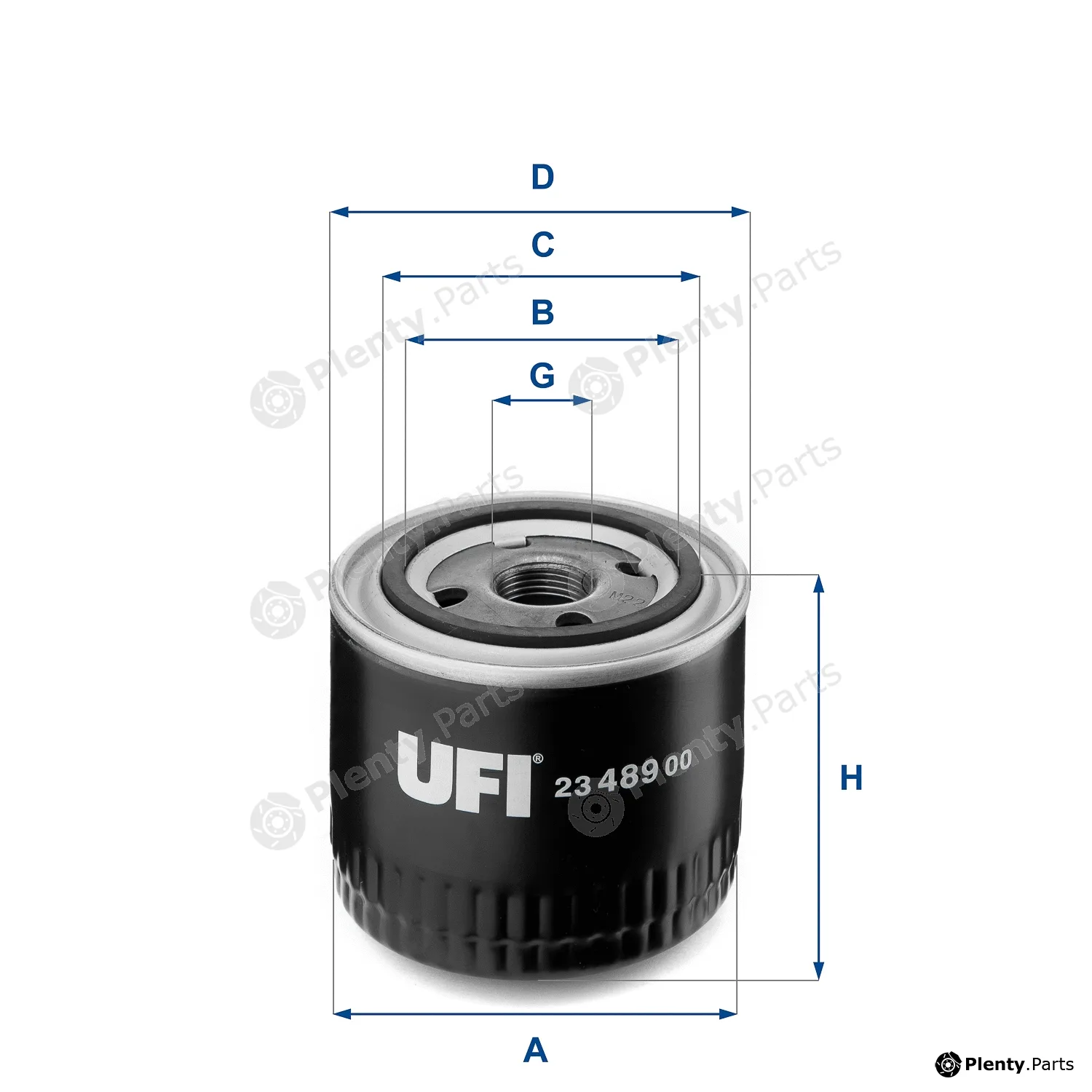 UFI 23.489.00 — Oil Filter