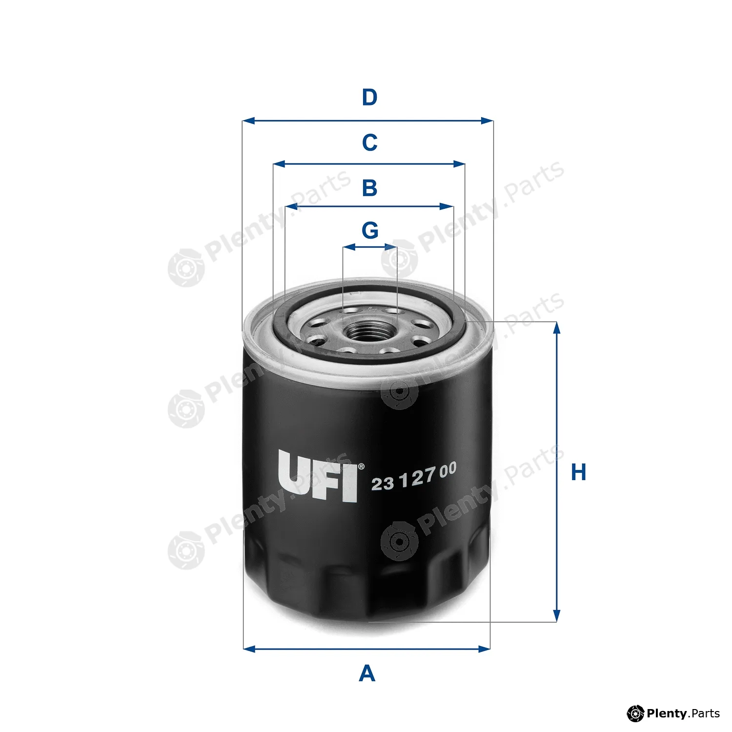 UFI 23.127.00 — Oil Filter