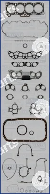 Ajusa 50128400 — Full Gasket Kit, engine FIBERMAX