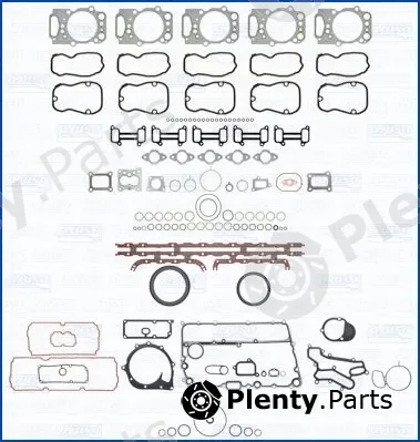 Ajusa 50445800 — Full Gasket Kit, engine FIBERMAX