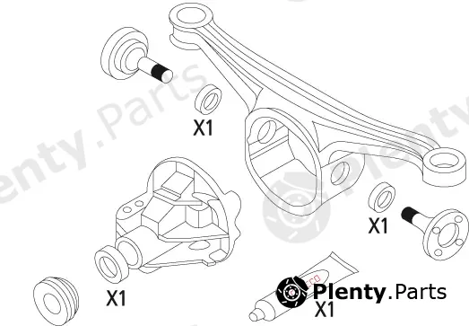 Corteco 19535861 — Gasket Set, differential