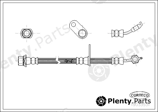Corteco 19033531 — Brake Hose