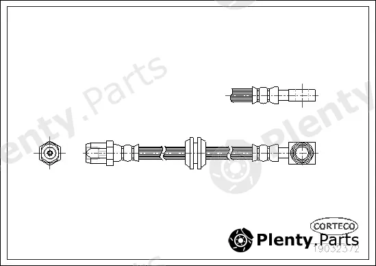 Corteco 19032372 — Brake Hose