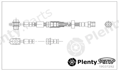 Corteco 19037292 — Brake Hose