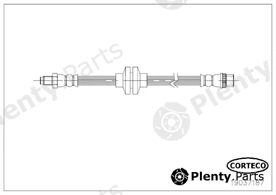Corteco 19037187 — Brake Hose