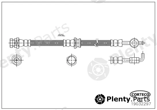 Corteco 19032297 — Brake Hose