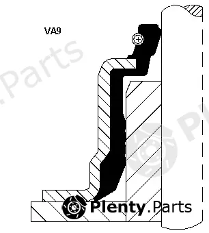 Corteco 19036644 — Seal Ring, valve stem
