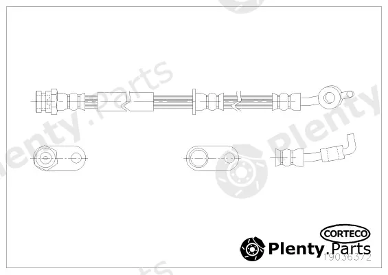 Corteco 19036372 — Brake Hose