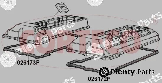 Corteco 026173P — Gasket, cylinder head cover