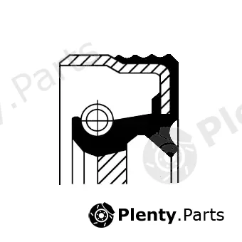 Corteco 12018345B — Shaft Seal, manual transmission