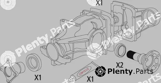 Corteco 19536199 — Gasket Set, differential