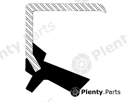 Corteco 19027832B — Shaft Seal, differential
