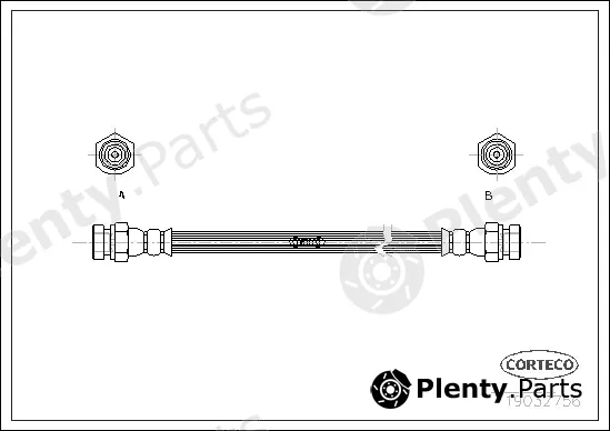 Corteco 19032756 — Brake Hose