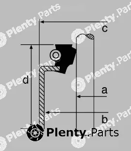 Corteco 19019102 — Seal Ring, valve stem