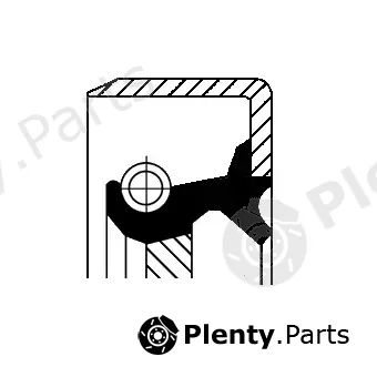 Corteco 12011454B — Shaft Seal, manual transmission