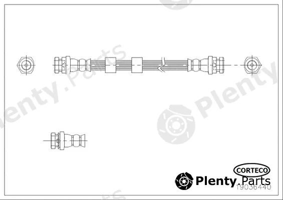 Corteco 19036440 — Brake Hose