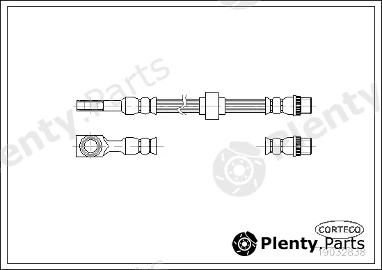 Corteco 19032838 — Brake Hose