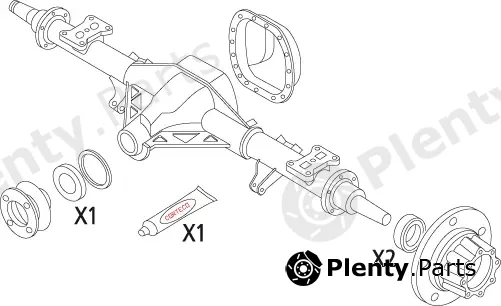 Corteco 19536137 — Gasket Set, differential