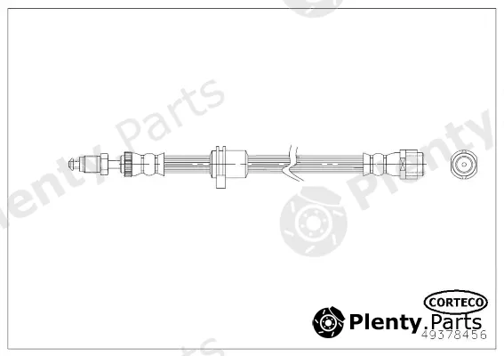 Corteco 49378456 — Brake Hose
