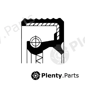 Corteco 12016927B — Shaft Seal, differential