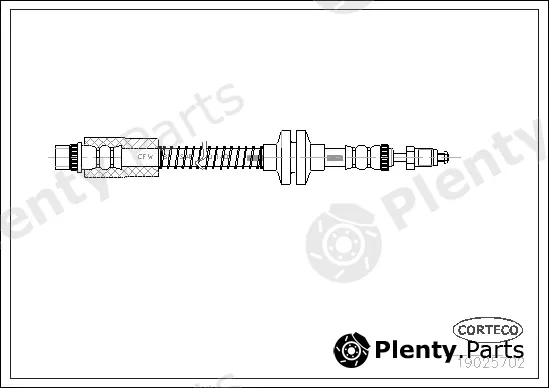 Corteco 19025702 — Brake Hose