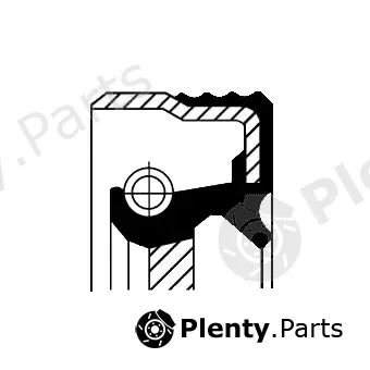 Corteco 01020304B — Shaft Seal, power steering pump