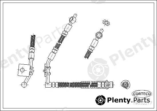 Corteco 19032217 — Brake Hose