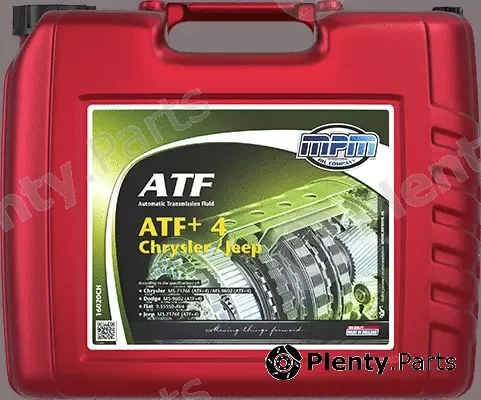 MPM 16020CH — Transmission Oil ATF Automatic Transmission Fluid ATF+4 Chrysler / Jeep