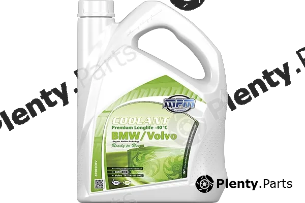 MPM 87005CBV — Antifreeze Coolant Premium Longlife -40C BMW / Volvo Ready to Use