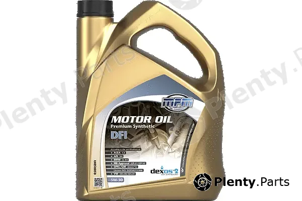 MPM 05005DFI — Engine Oil Motor Oil 5W-30 Premium Synthetic DFI