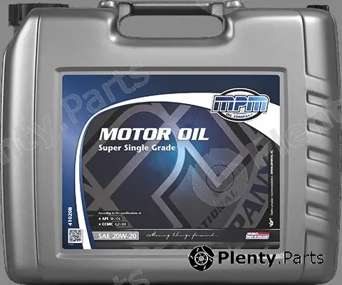 MPM 41020B — Engine Oil Motor Oil SAE 20W-20 Super Single Grade