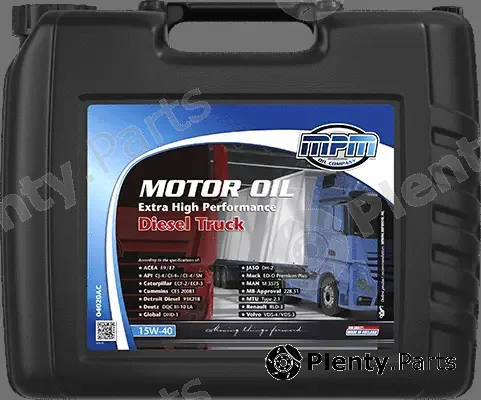 MPM 04020AC — Engine Oil Motor Oil 15W-40 Extra High Performance Diesel Truck