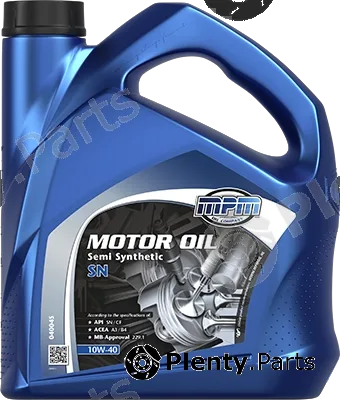 MPM 04004S — Engine Oil Motor Oil 10W-40 Semi Synthetic SN
