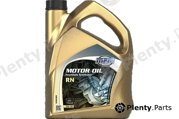 MPM 05005RN — Engine Oil Motor Oil 5W-30 Premium Synthetic RN