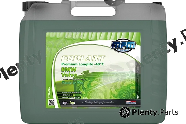 MPM 87020CBV — Antifreeze Coolant Premium Longlife -40C BMW / Volvo Ready to Use
