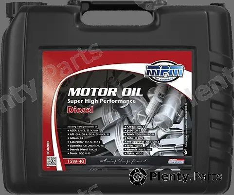 MPM 03020D — Engine Oil Motor Oil 15W-40 Super High Performance Diesel