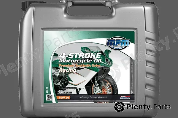 MPM 58020 — Engine Oil 4-Stroke Motorcycle Oil 10W-60 Premium Synthetic Ester Racin