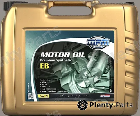 MPM 05020EB — Engine Oil Motor Oil 5W-20 Premium Synthetic EB
