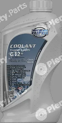 MPM 86001CBL — Antifreeze Coolant Prem. LL. -40C G12+ Ready to Use Clear / Blank