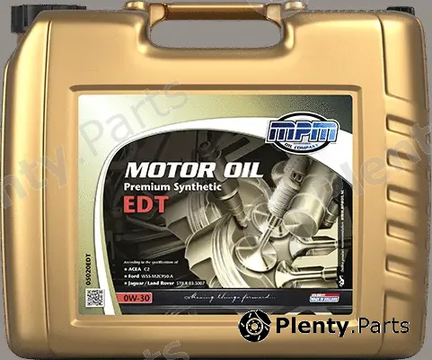 MPM 05020EDT — Engine Oil Motor Oil 0W-30 Premium Synthetic EDT